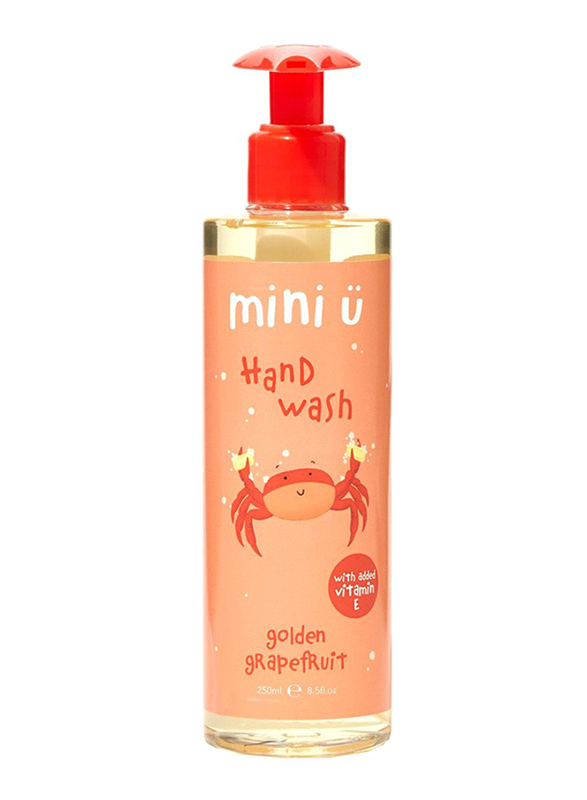 Mini U 250ml Golden Grapefruit Hand Wash for Babies, Newborn, Orange