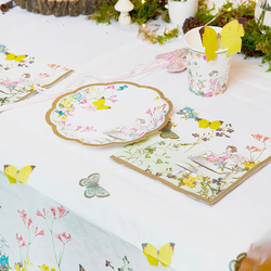 Talking Tables 180 x 120cm Truly Fairy Paper Eco Table Cover, Multicolour