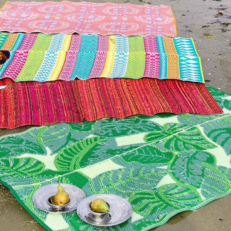 Talking Tables Boho Outdoor Rug, 120 x 180cm, Multicolour