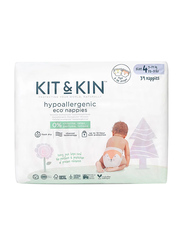 Kit & Kin Eco Diapers, Size 4, 9-14 kg, 34 Count