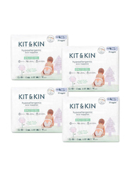 Kit & Kin Eco Diapers, Size 4, 9-14 kg, 4 x 34 Count