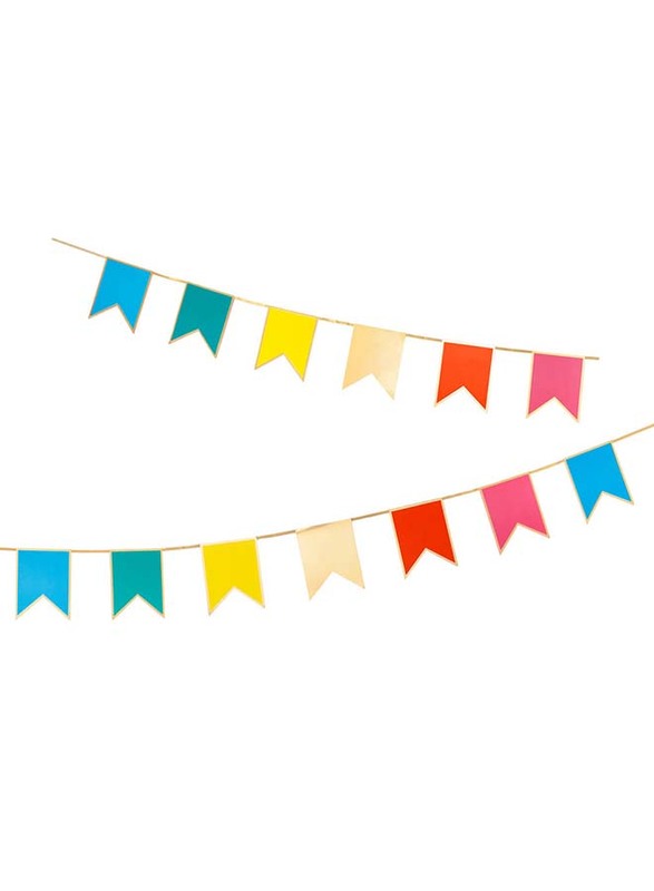 Talking Tables Rainbow Bunting, 3 Meters, Multicolour