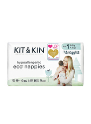 Kit & Kin  Eco Diapers Size 1 - 152 Count (4x38)