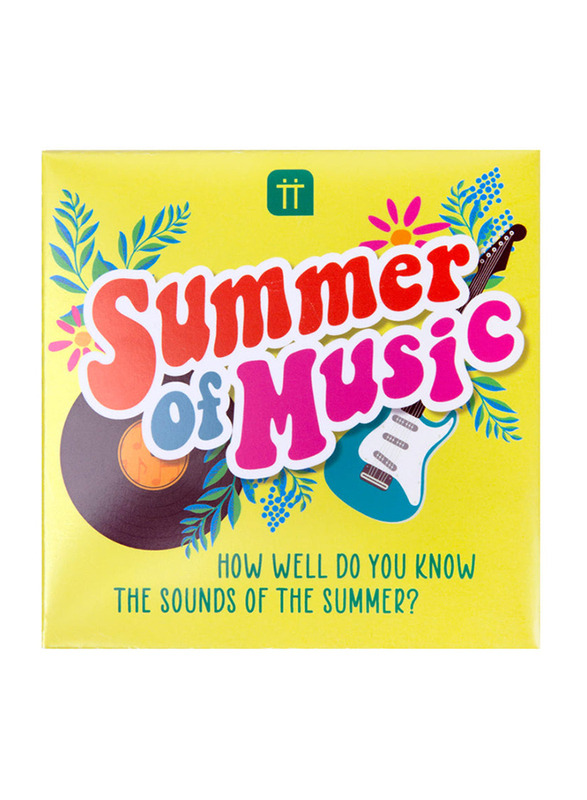Talking Tables Boho Of Summer Music Trivia Card Game, Ages 12+