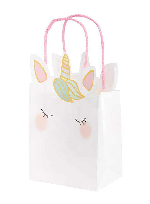 Talking Tables We Heart Unicorns Shaped Party Bag, 6 Pieces