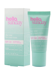 Hello Sunday The One for Our Eyes Mineral Eye Cream SPF 50, 15ml