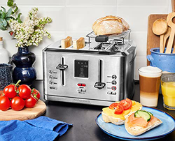 Gastroback Design Digital 4s Toaster, 950W, Silver
