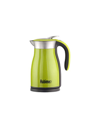 Hubimex 1.7L Stainless Steel Thermos Electric Kettle, Green