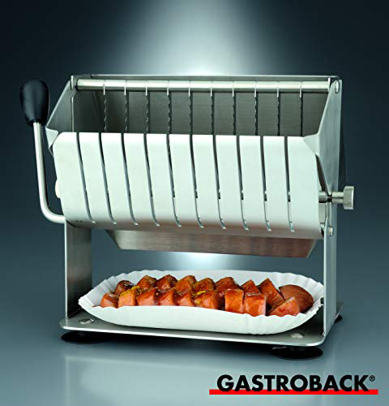 Gastroback Stainless Steel Curry Sausage Cutter, 41397, Silver