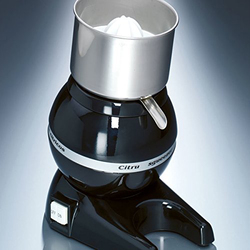 Gastroback Design Innovative Stainless Steel Citrus Juicer, 130W, Black