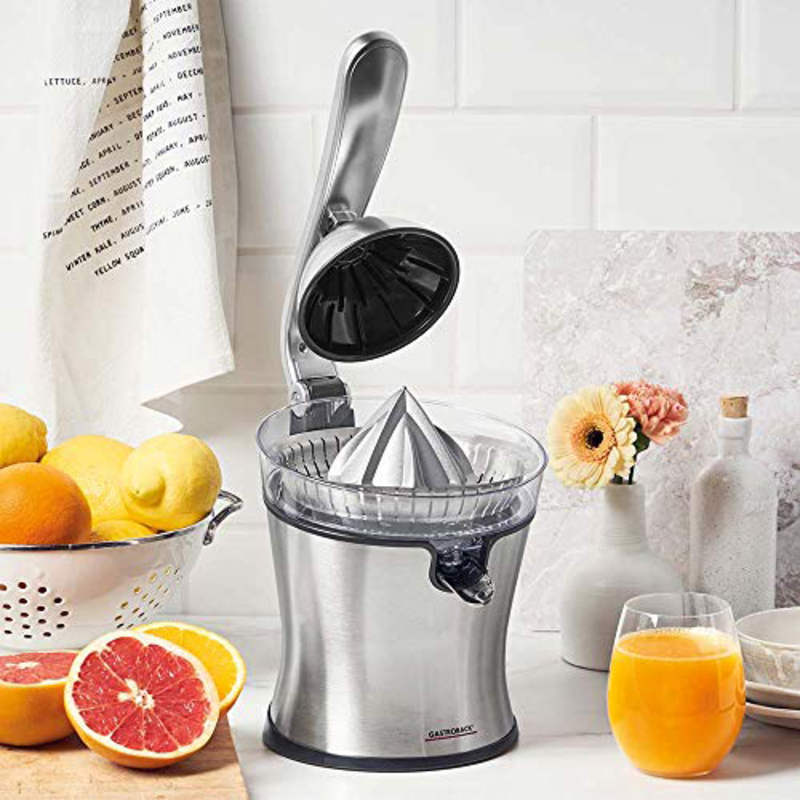 Gastroback Advanced Pro S Cast Iron Citrus Juicer, 100W, 41150, Silver