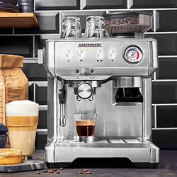 Gastroback Barista Express Stainless Steel Espresso Machine Coffee Maker, 1600W, 42619, Silver