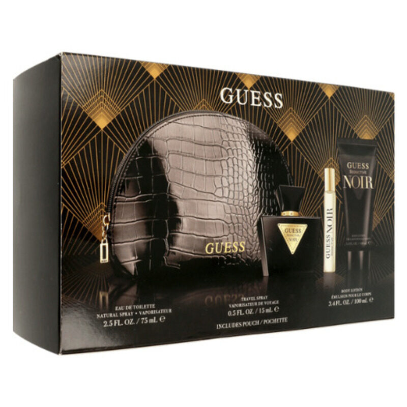 

Guess Seductive Noir L EDT Perfume 75 ml +15 ml +Body Lotion 100 ml +Pouch Set