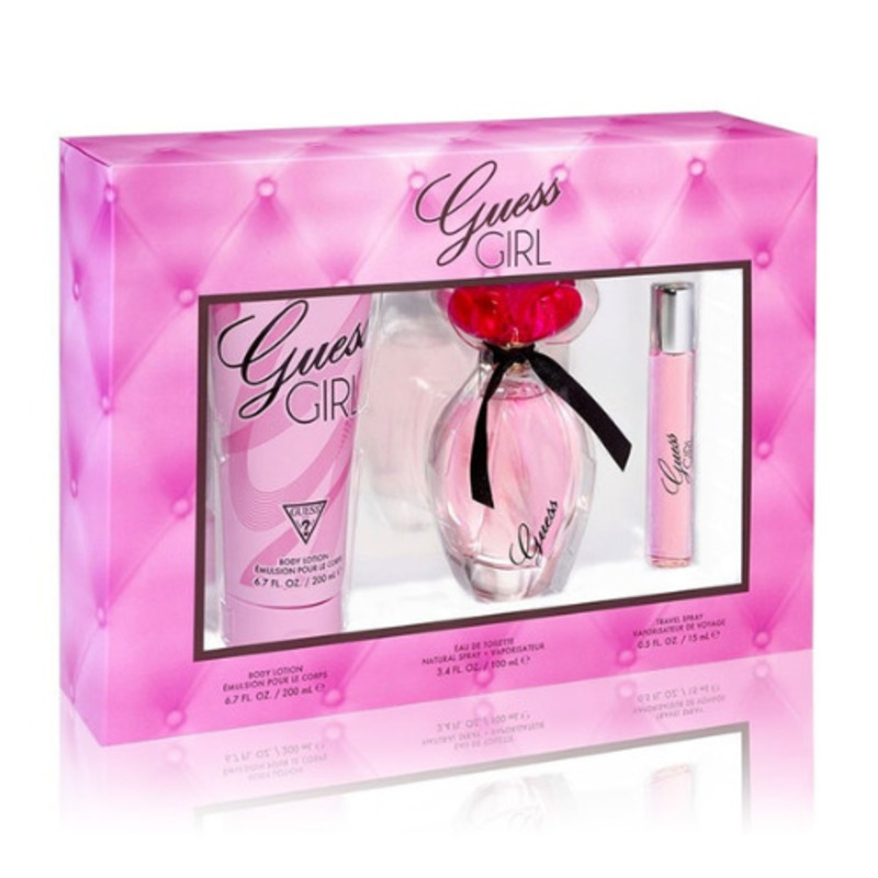 GUESS GIRL EDT 100ML +BL 200ML+ TVL SP 15ML