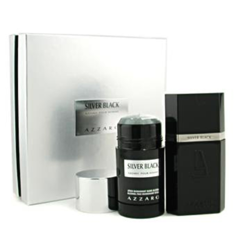 Azzaro Silver Black M EDT 50 ml+D/Stick75 ml