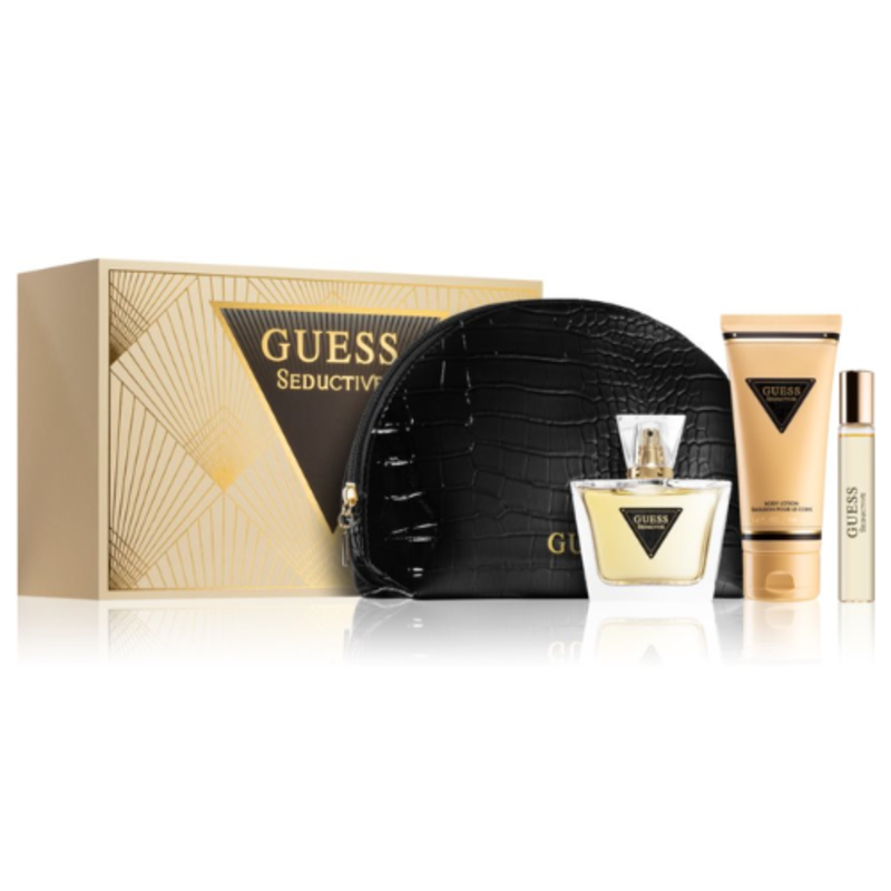 Guess Seductive L EDT 75 ml +Body Lotion 100 ml +Miniature 15 ml +Pouch Set