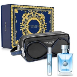 VERSACE POUR HOMME EDT NAT.SPRAY 100 ML + 1 TRAVEL SPRAY EAU DE TOILETTE NAT.SPRAY 10 ML + VERSACE GWP BAG