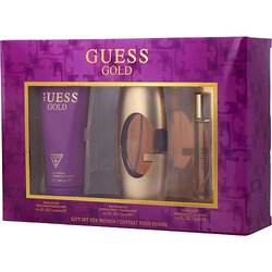 GUESS GOLD (W) EDP 75ML + BL 200ML+MINI 15ML SET