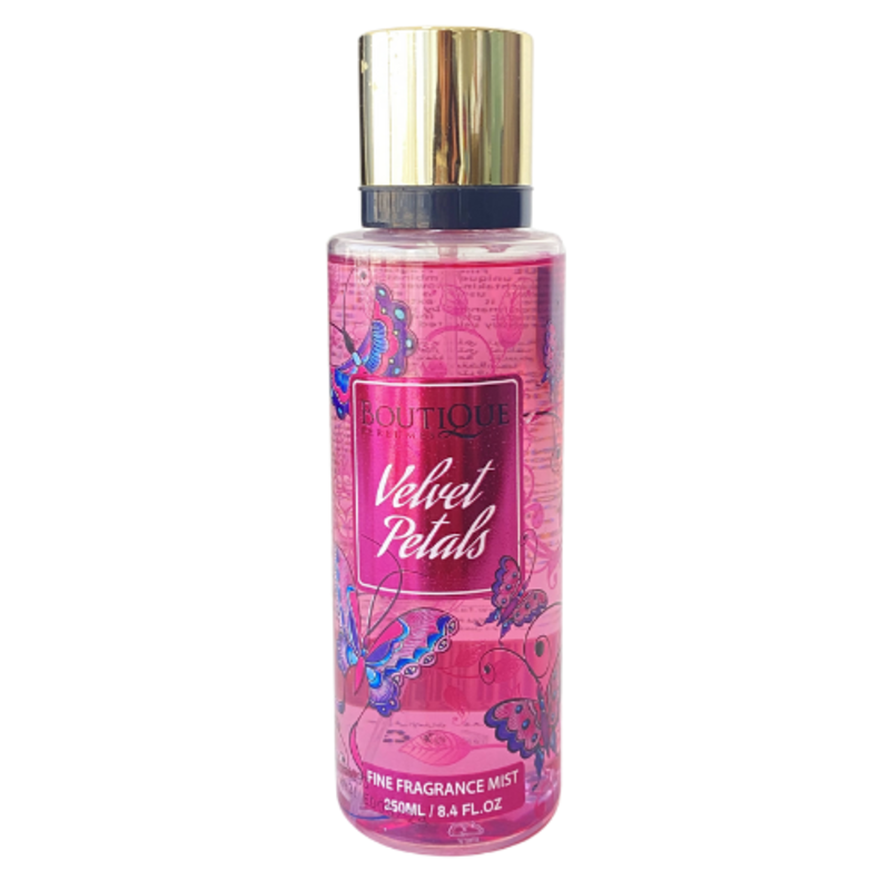 

2 Vip Boutique Fine Fragnance Mist Velvet Petals 250 ml