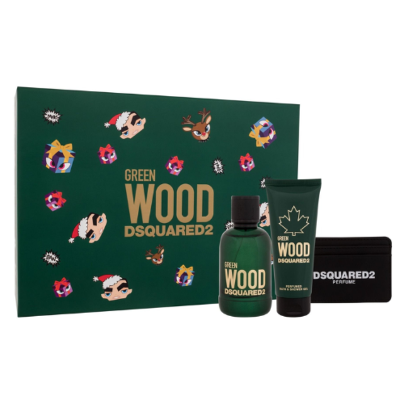 Dsquared2 Green Wood EDT Ph 100 ml+S/G 100 ml+Card Hol