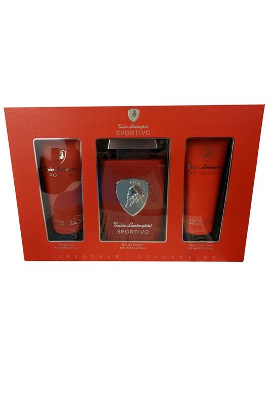 

TONINO LAMBORGHINI SPORTIVO M EDT Perfume 125 ML+S/G 100 ML+A/S 100 ML SET