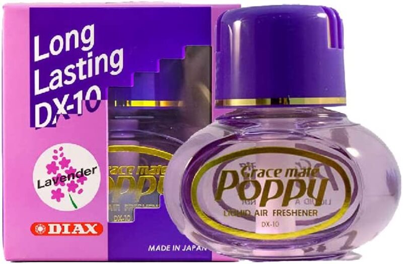 Gracemate Poppy Lavender Air Freshener Scent 150ml without Led Light Base, Purple