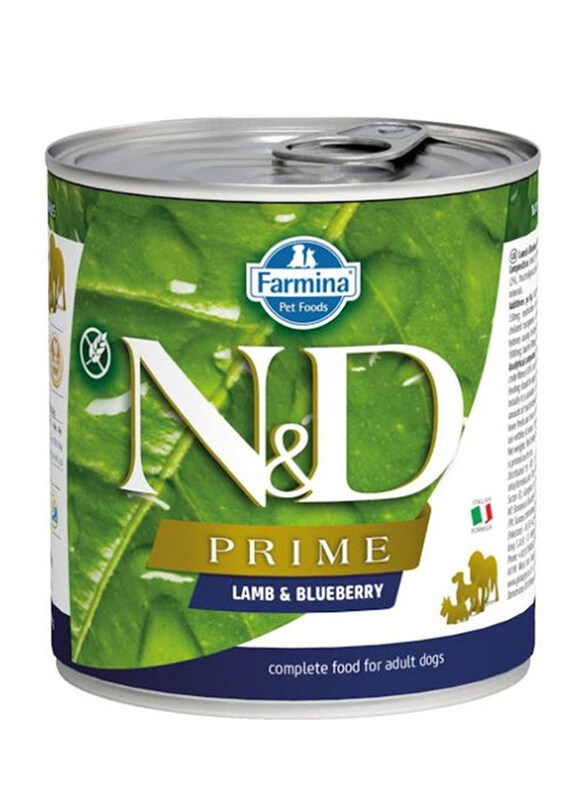

Farmina N&D Prime Lamb & Blueberry Dog Wet Food, 285g