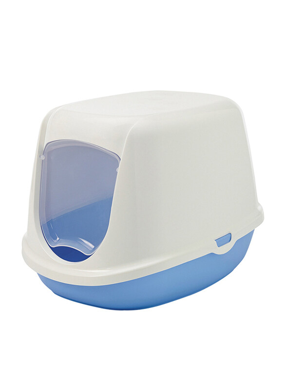 

Beeztees Kit Lit Pan Duchesse Cat Litter, 44 x 35 x 32cm, Blue/White
