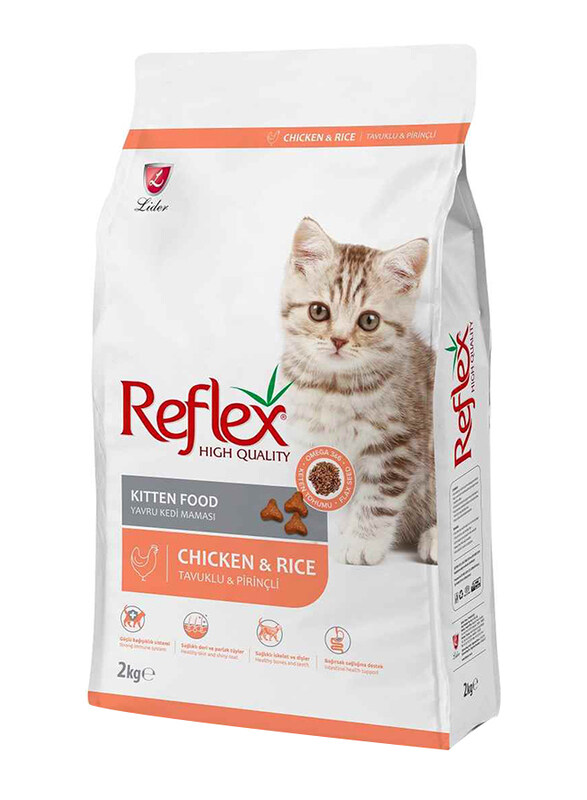 

Reflex Food Chicken & Rice Kitten Dry Food, 2Kg