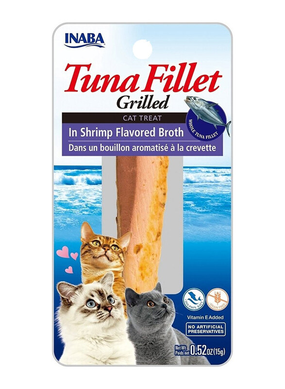 

Inaba Grilled Tuna in Shrimp Flavoured Broth Cat Dry Food, 15g