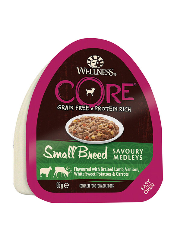 

Wellness Core Small Breed Savoury Medleys Lamb & Venison Dog Dry Food, 85g