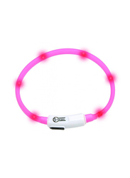 Karlie Visio Led Light Hose Collar for Dogs, 70cm, Pink