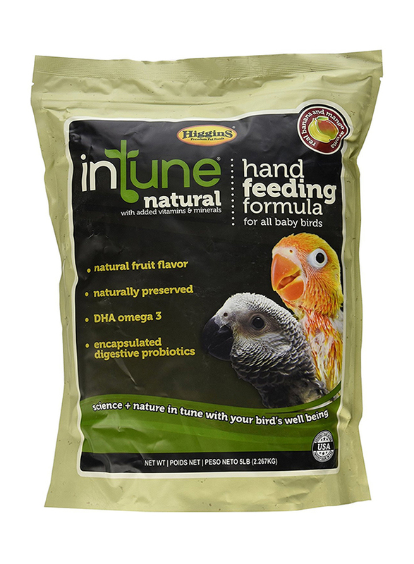 Higgins Intune Handfeed Bird Dry Food, 2.26Kg