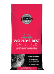 World's Best Cat Litter Multiple Cat Clumping Formula Litter, 28Lbs, Red