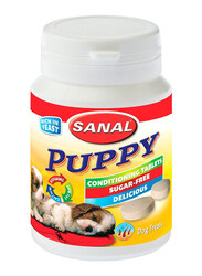 Sanal Sugar Free Dogs Delicious Conditioning Tablets Jar, 75g, White