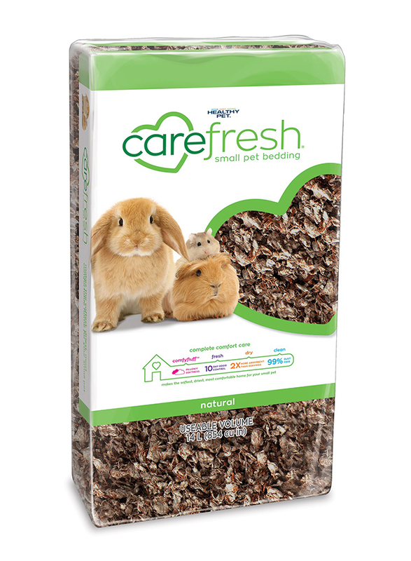 Carefresh Complete Comfort Care Small Pet Bedding, 14L, Natural Brown