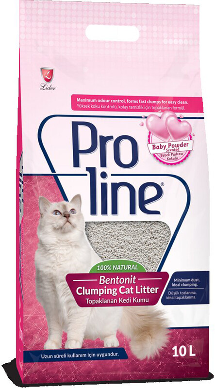 

Proline Bentonite Cat Litter 10L Baby Powder