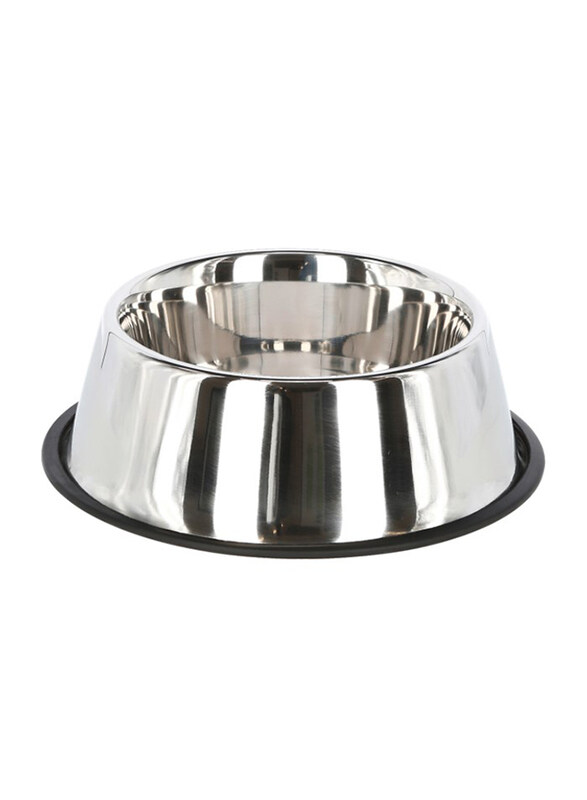 

Raintech Stainless Steel Antiskid Standard Dog Bowl, 33cm, Silver