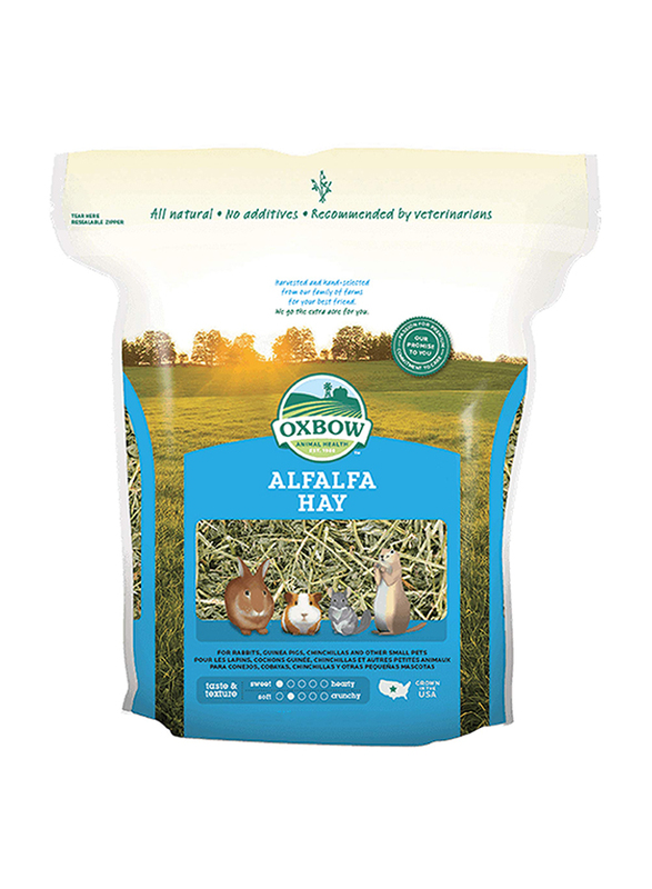 Oxbow Alfalfa Hay Small Animal Dry Food, 9lbs