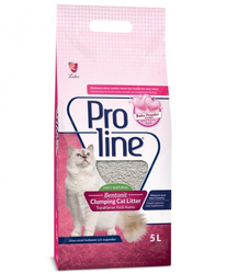 Proline Bentonit Baby Powder Cat Litter, 5L, Pink