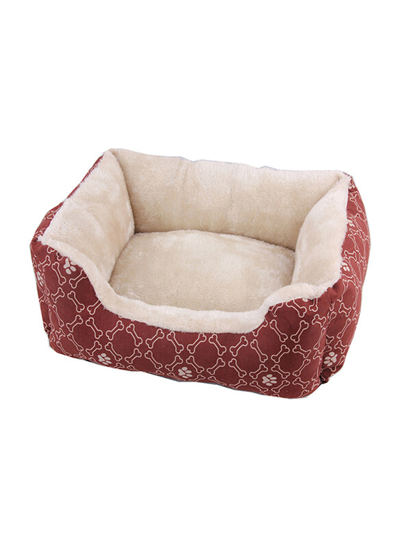 

Pawise Square Dog Bed, 22 Inch, Wine Red