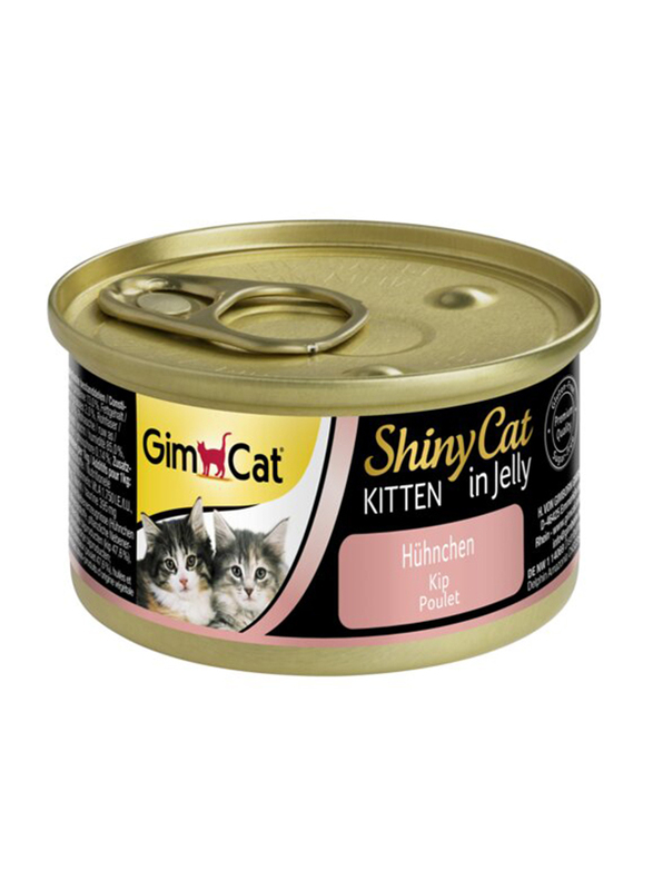 

Gimcat Shinycat in Jelly Kitten Chicken Wet Cat Food, 70g