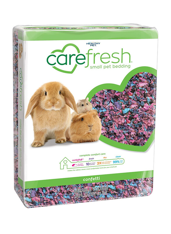 

Carefresh Complete Comfort Care Confetti Small Pet Bedding, 50L, Multicolour