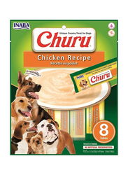 Inaba Churu Chicken Recipe Treat Dog Wet Food, 8 x 20g