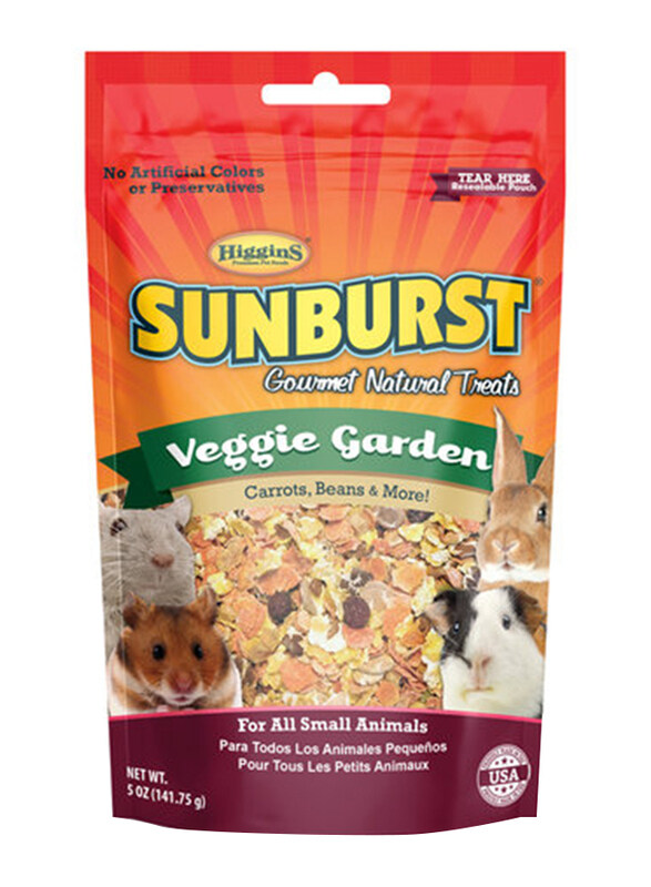 

Higgins Sunburst Treats Veggie Garden Small Animal Dry Food, 5oz