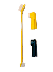 Gimborn Gimdog Tooth Brushes Set, Black/Yellow