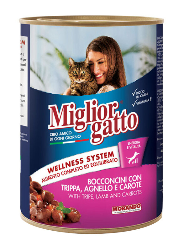 

Miglior Gatto with Tripe Lamb & Carrots Cat Wet Food, 405g