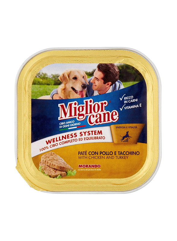 Miglior Cane Chicken & Turkey Flavoured Wet Food for Dogs, 150g