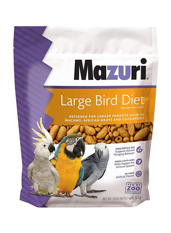 

Mazuri Large Bird Maintenance Diet Dry Food, 3 Lb.