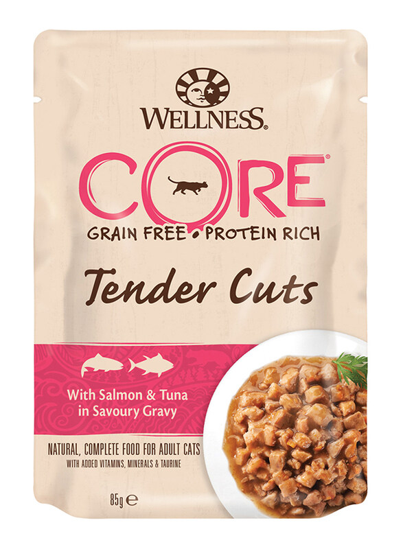 

Wellness Core Tender Cuts Salmon & Tuna In Savoury Gravy Adult Wet Cat Food, 85g